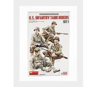 1:35 MINIART Figures Usa Infantry Tank Riders Military Kit MA35407