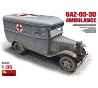 1:35 Miniart Gaz-03-30 Ambulance Kit MIN35160 Modellino