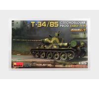 1:35 Miniart Kampfpanzer T-34/85 Tank Military Czechoslovak 1944 Kit MA37069 Mod