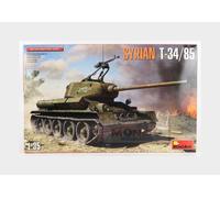 1:35 Miniart Kampfpanzer T-34Kit85 Military Tank Syrian 1944 Kit MA37075 Modelli