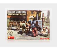 MiniArt 1:35 - Tracteur agricole européen avec chariot