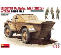 1:35 Miniart Leichter Pz. Kpfw. Mk 1 202 (E). W/Crew Kit MIN35082 Modellino