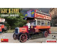 MiniArt – Kit maquette plastique – London Omnibus LGOC Type B – 1:35 – Réplique originale, non peint