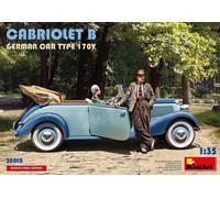 1:35 MINIART Mercedes Benz 170V Cabriolet Open 1936 Kit MA38018