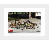 1:35 MINIART Military 7.5Cm Pak40 Ammo Boxes With Shells Set 2 Kit MA35402