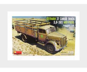1:35 MINIART Opel Blitz Pmq600 Type German 3T Cargo Truck 1952 Kit MA35449