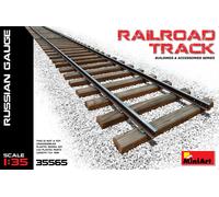 Railroad Track (russian Gauge) - 1:35e - Miniart