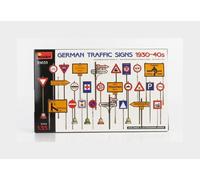 1:35 MINIART Segnali Stradali German Traffic Signs 1930-1940 Kit MIN35633