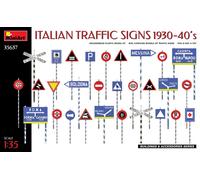 MiniArt Maquette diorama 35637 Panneaux de signalisation italiens 1930-40 1/35