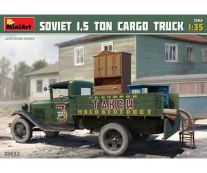 1:35 Miniart Soviet 1,5 Ton Cargo Truck Kit MIN38013 Modellino