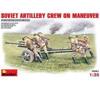 MiniArt Kit 35081 1:35 PaK ZiS-3 soviétique avec équipage (5) en manœuvre - non peint