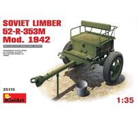 Maquette Soviet Limber 52-r-353m Mod. 1942 Miniart 35115 1/35ème Maquette Char P