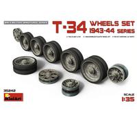 1:35 Miniart T-34 Wheels Set 1943-44 Series Kit MIN35242 Modellino