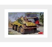Sd.kfz. 234/4 Schwerer Panzerspähwagen 7,5 CM With Crew 1:3 5 Plastique Model