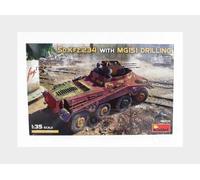 MiniArt Maquette 1:35 SD.Kfz.234 m MG151 Drilling – Réplique fidèle, kit plastique à assembler 40014