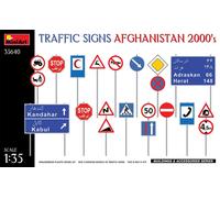Traffic Signs Afghanistan 2000s 1:3 5 Plastique Model Kit Miniart