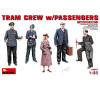 1:35 Miniart TRAM Crew w/passengers Kit MIN38007 Modellino