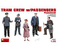 1:35 Miniart TRAM Crew w/passengers Kit MIN38007 Modellino