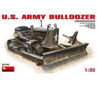 MiniArt Maquette U.S. Army Bulldozer 1/35, Engin de génie WW2, 609 pièces, chenille