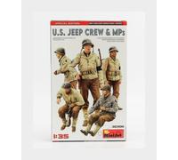 1:35 Miniart U.S. Jeep Crew & Mps. Special Edition Kit MA35308 Modellino
