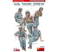 MiniArt - Kit maquette 1/35 35391 Équipage de char US (5) édition spéciale - Non peint