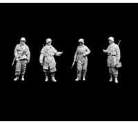【1/35】 Modèle réduit de soldat allemand de la Seconde Guerre mondiale en résine, pièces en résine non assemblées et non peintes // tg8r-5