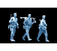 【1/35】 Modèle réduit de soldat allemand Deuxième Guerre mondiale kit de pièces en résine non assemblées et non peintes///7kj5-2