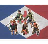 Partisans 1:3 5 Figurine Plastique Model Kit 6556 Italeri
