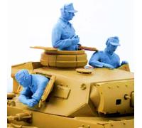 【1/35】 Soldats allemands WWII maquette en résine pièces miniatures en résine (non assemblé et non peint) (3 personnes, pas de char) // p9kl-10