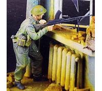 1/35 Soldats en résine de la Seconde Guerre Mondiale dans Le kit Miniature de Bataille Urbaine (sans scène) Pièces en résine Non assemblées et Non peintes // K8LE-6