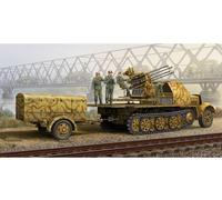 1:35 TRUMPETER KIT German 2 Cm Flakvierling 38 Auf Sd.Kfz.7/1 Late TR01524