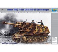 1:35 TRUMPETER KIT German 39(H) 105Mm Auf Geschutzwagen TR00353