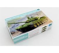 Maquette De Char Russe T-72B/B1 Mbt Avec Armure Réactive Kontakt-1 Échelle 1:35