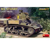 Maquette Char M3 Stuart Late Prod. Interior Kit |miniart|35429| 1:35 Maquette Ch