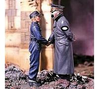 1/35 WWII Poignée de main d'un officier allemand et d'un soldat en résine Kit de modélisme en résine non peint et non assemblé //xA5T-1