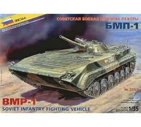 1:35 Zvezda Bmp 1 Carro Kit Z3553 Modellino