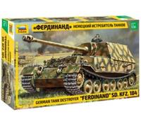 Zvezda 3653 500783653-1:35 SD. Voiture 184 Ferdinand Tiger, modélisme, Construction sur Pied, Bricolage, Bricolage, kit de Construction en Plastique, Non laqué
