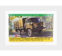 1:35 ZVEZDA Gaz 66 Truck 2-Assi Military Kit ZS3707