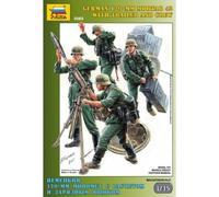 Zvezda Kit de modélisme Mortier allemand 120 mm Modèle 42 avec remorque et équipage 1/35 Multicolore