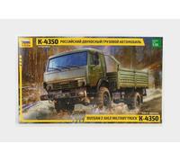 Zvezda Maquette plastique Camion militaire russe K-4350 2 essieux 1:35 Kit à monter 3692