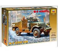 Zvezda Maquette Voiture blindée de reconnaissance M-3 – Échelle 1:35 – Kit Z3519