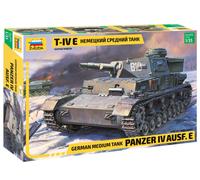 Zvezda Maquette Panzer IV Ausf. E (Sd.Kfz.161) 1:35 Kit plastique non laqué