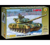 1:35 Zvezda Russian Main Battle Tank T-80ud Kit Z3591 Modellino