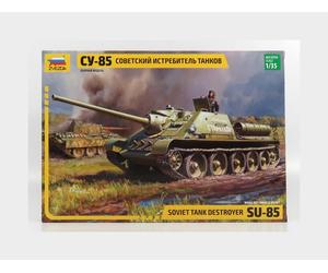 1:35 Zvezda Samohodnaya-Ustanovka Su-85 Soviet Tank Destroyer 1943 Kit ZS3690 Mo