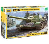 Zvezda Kit maquette SU-100 1:35 – Chasseur de chars soviétique WWII – Plastique
