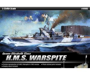 1:350 Academy QUEEN ELIZABETH CLASS "H.M.S. WARSPITE" Kit ACD14105 Modellino