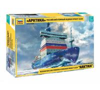 Zvezda – Kit plastique ARKTIKA 9044 – Brise-glace nucléaire russe – 1/350