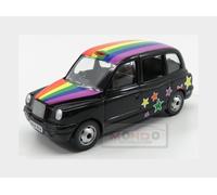 1:36 Corgi Austin London Taxi Lti Tx4 2007 Peace & Love Black GS85929 Modellino