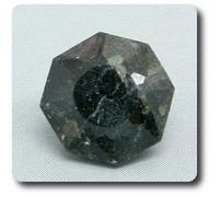 1.36 Cts Glaucophane Bric Vert, Quincinetto,Italie.