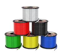 1.3mm² 16awg Fils électrique en Silicone 6 coloris 6x10 Mètres Cable fil de cuivre étamé multibrins Résistant à Haute Température